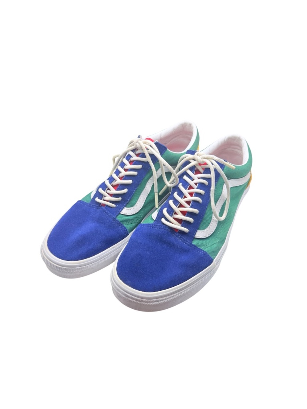 Vans Old Skool Colorblock Multi-Color Sneakers - Men's Size 13 - Low Tops Skater - Picture 5 of 11